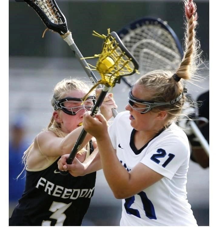 Hailey defending for Freedom in the State Championship