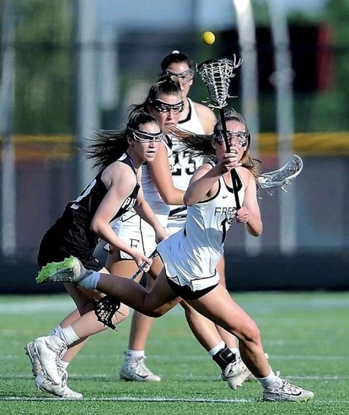 Emily playing for Freedom in the State Championship game